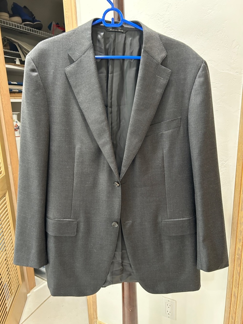 Canali Charcoal Gray Two-Button suit